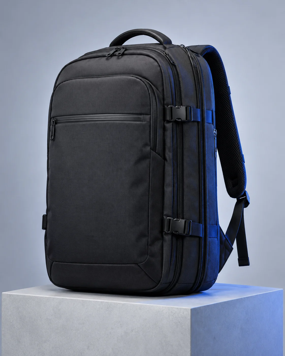 Illustrative travel backpack asset